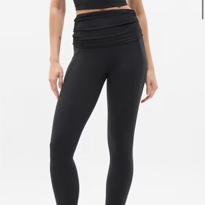 Athleta Salutation Stash Fold Over 7/8 Legging